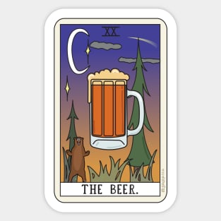 BEER READING Sticker